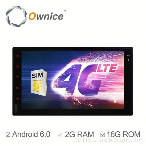 Ownice C500 Android 6.0 Quad core dvd multimedia For two din universal support DVR TV 4G LTE DAB+ Tunner